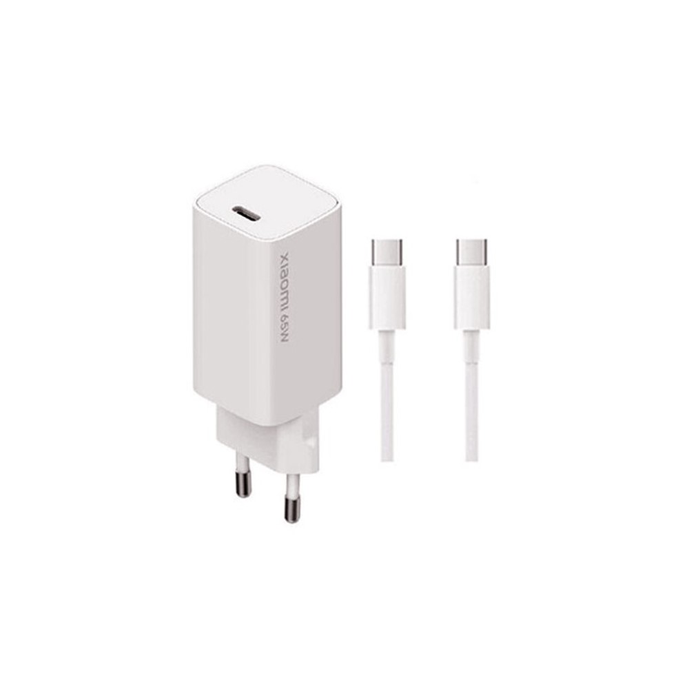 شارژر دیواری شیائومی مدل sh-65w به همراه کابل تبدیل USB-C شارژر دیواری شیائومی مدل sh-65w به همراه کابل تبدیل USB-C