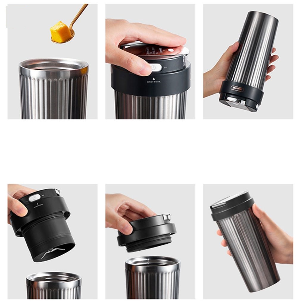 ماگ و مخلوط کن قابل حمل شیائومی درما Xiaomi Deerma Insulation Juice Cup NU80