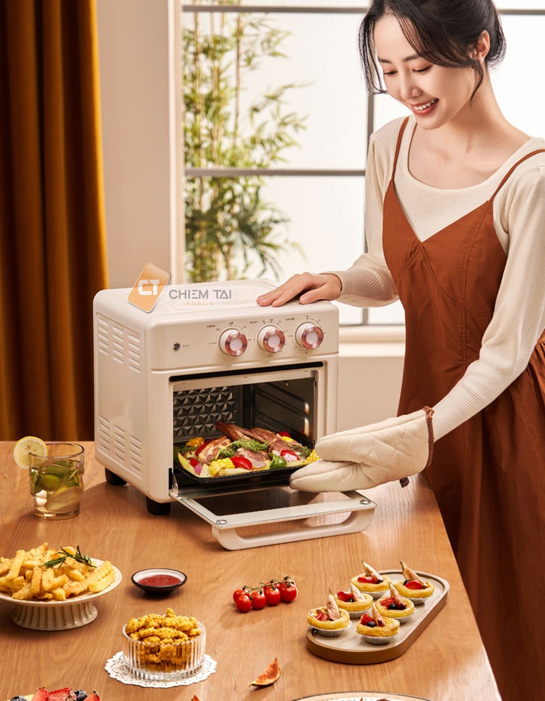 هواپز 15لیتری چندکاره wanmiشیائومی wanmi smart oven 15L