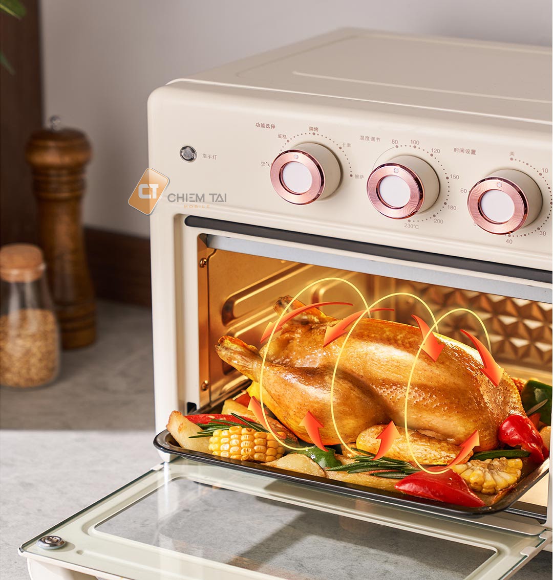 هواپز 15لیتری چندکاره wanmiشیائومی wanmi smart oven 15L