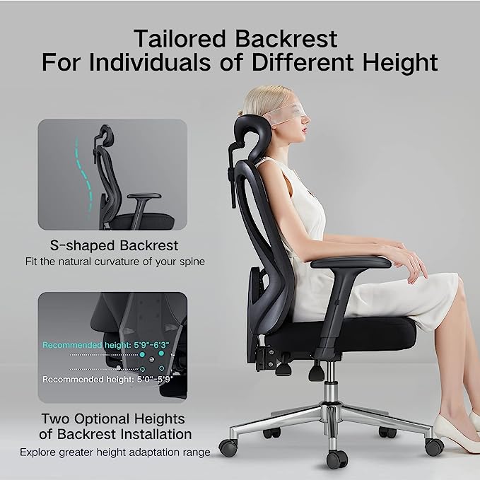 صندلی اداری ارگونومیک شیائومی Xiaomi  Hbada Ergonomic Office Chair P3