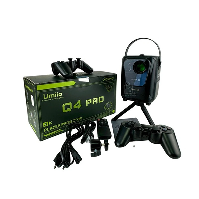 ویدئو پروژکتور گیمینگ یومیو با وضوح 4K مدل Umiio projector gaming Q4 pro