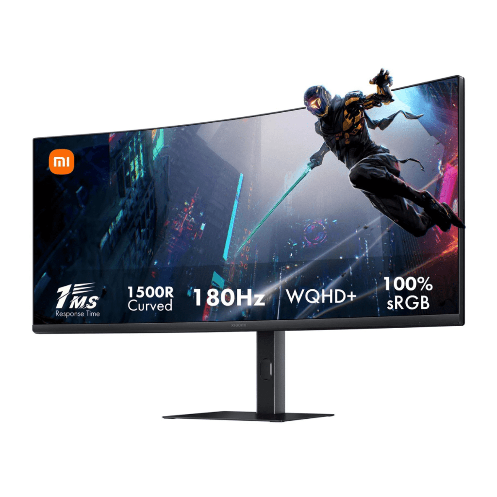 مانیتور گیمینگ شیائومی مدل Xiaomi Curved Gaming Monitor 34 Inch G34WQi 2024 گلوبال